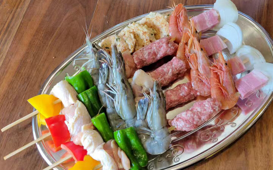 お客様から明日のバーベキューに簡単な