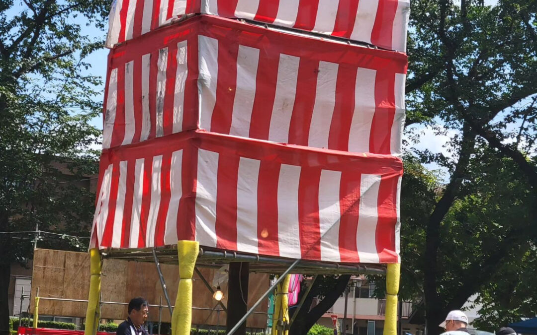 夏祭りの準備は順調に進んでいます