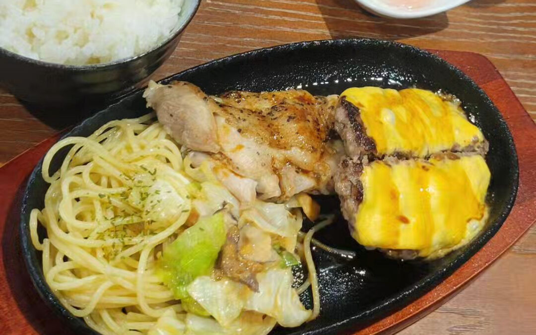 試作中の日替わりランチ