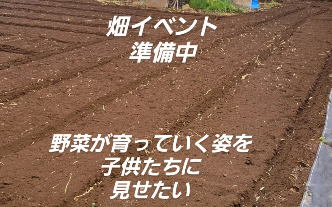 私の人生の師匠となる方が毎年やっている畑で