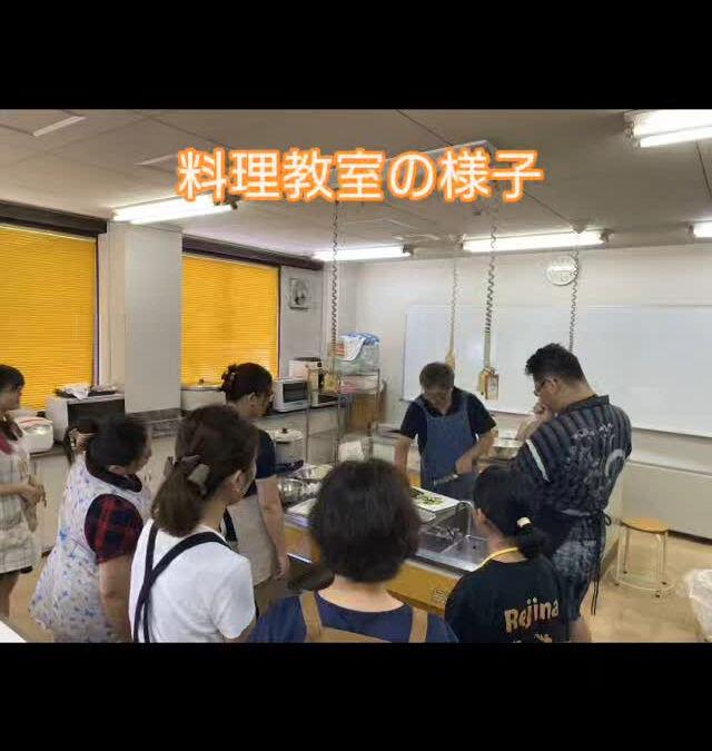 昨日の料理教室の様子です